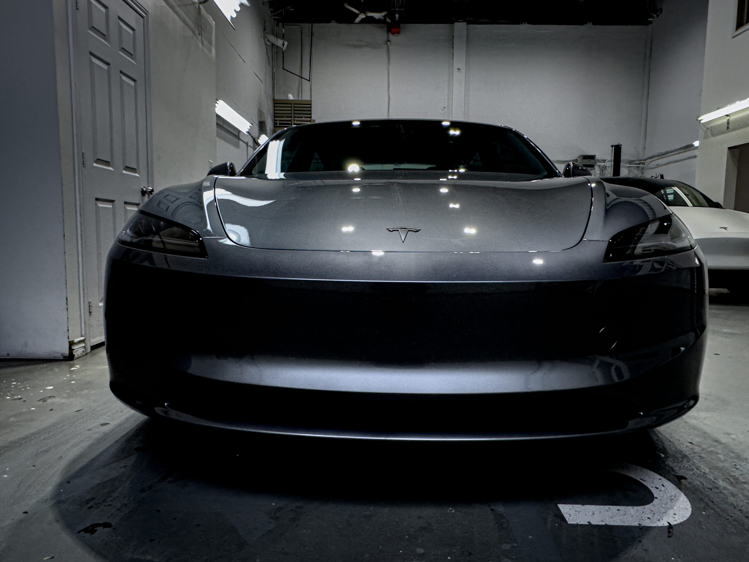 PPF North York installation on Tesla Model 3 in Markham studio