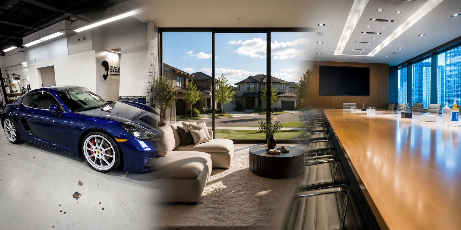 Automotive, residential, and commercial window tint and window film services by Evelyn Protective Films in Markham
