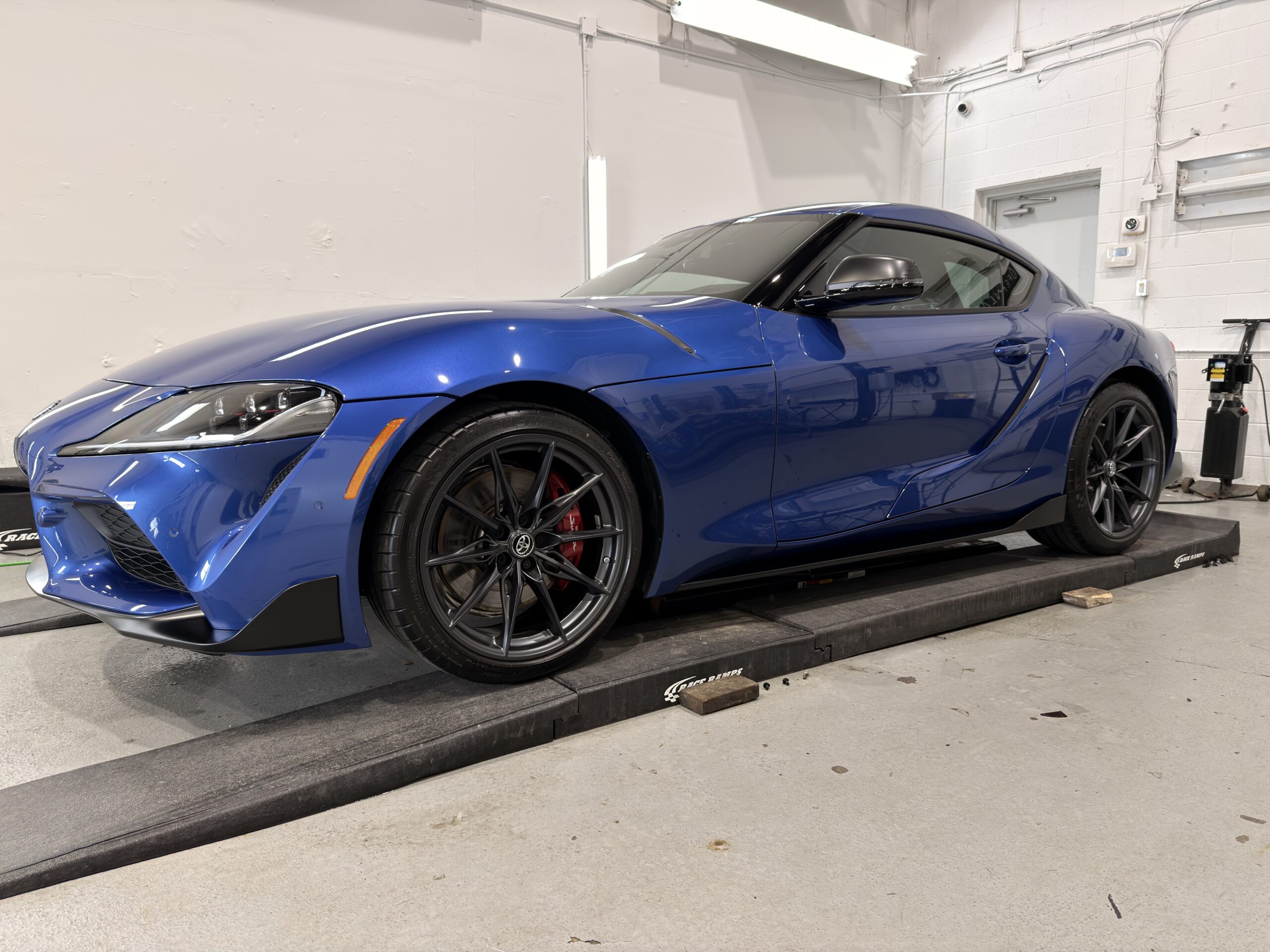 Vehicle with high gloss clear paint protection film installed by Evelyn Protective Films in Markham