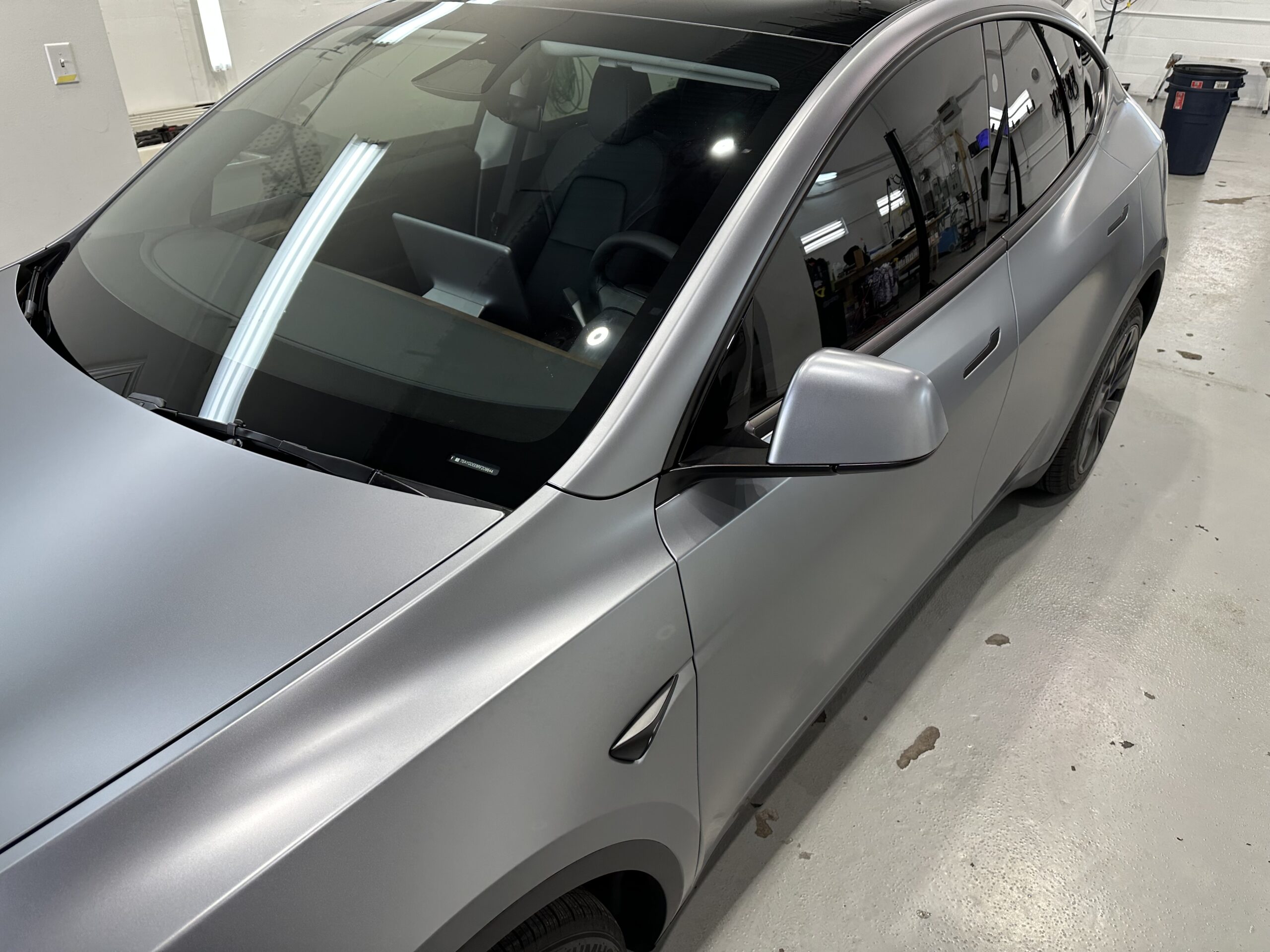 Vehicle with stealth matte paint protection film installed by Evelyn Protective Films in Markham