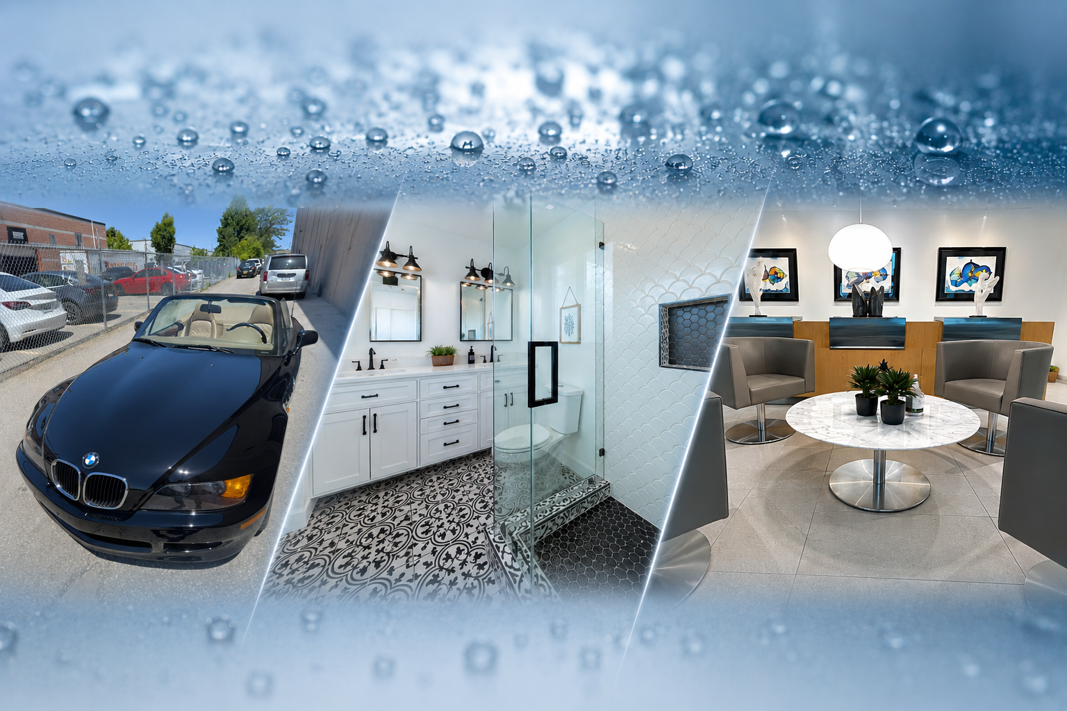 Automotive ceramic coating services by Evelyn Protective Films in Markham